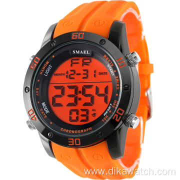 SMAEL Mens Sports Watches Digital LED Military Watch